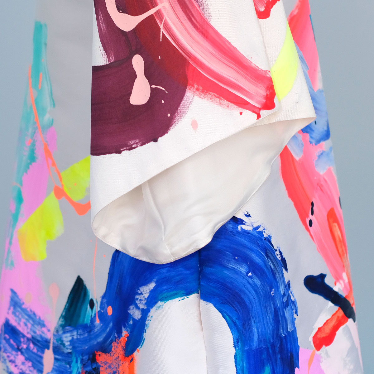 Open Skies | Silk Fluted Sleeve Dress