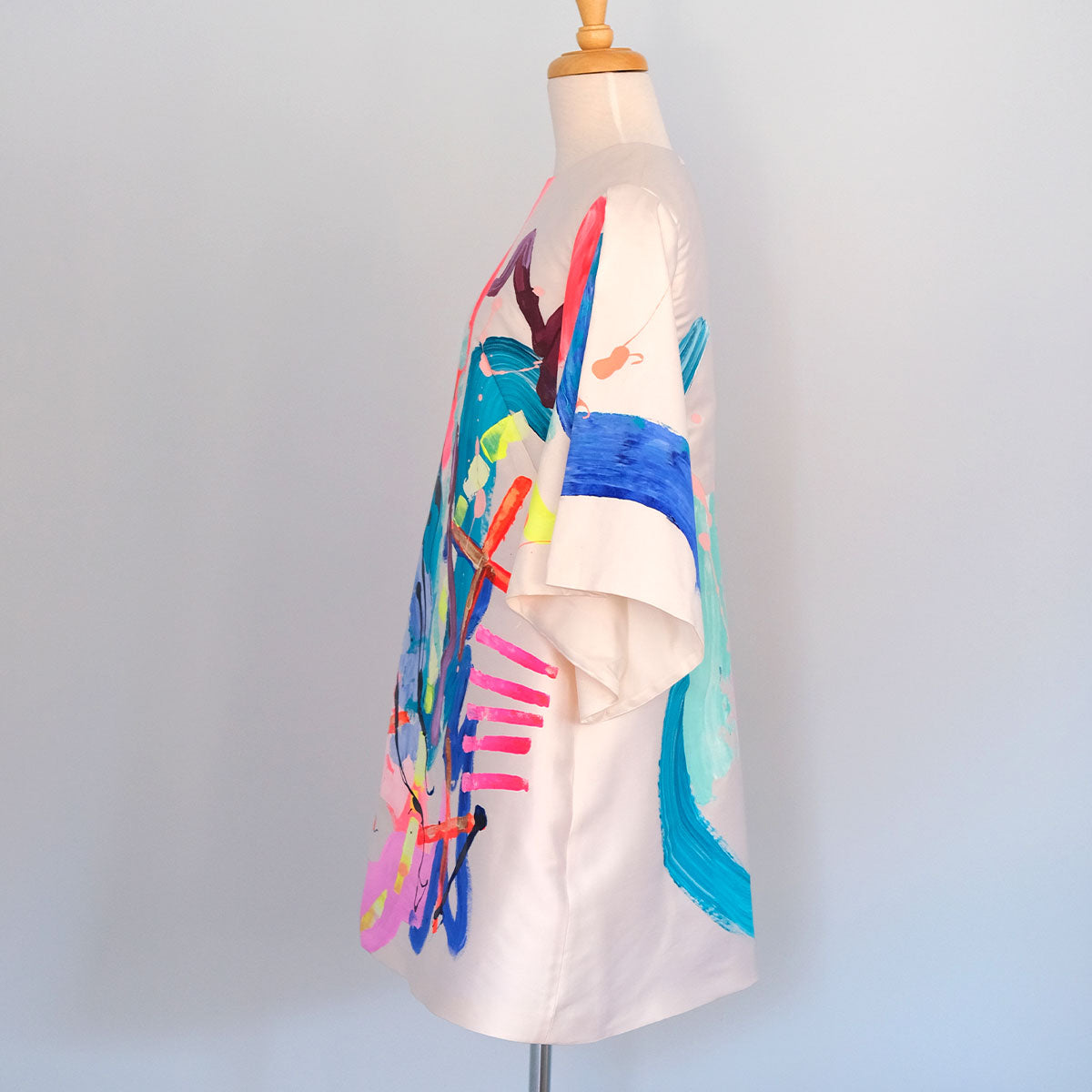 Open Skies | Silk Fluted Sleeve Dress