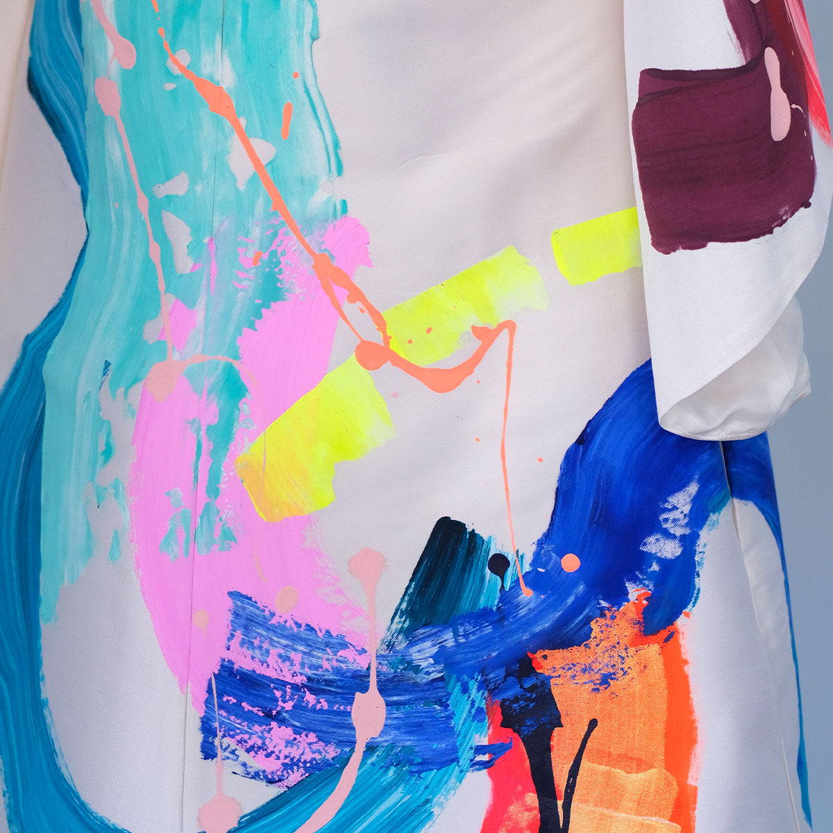 Open Skies | Silk Fluted Sleeve Dress