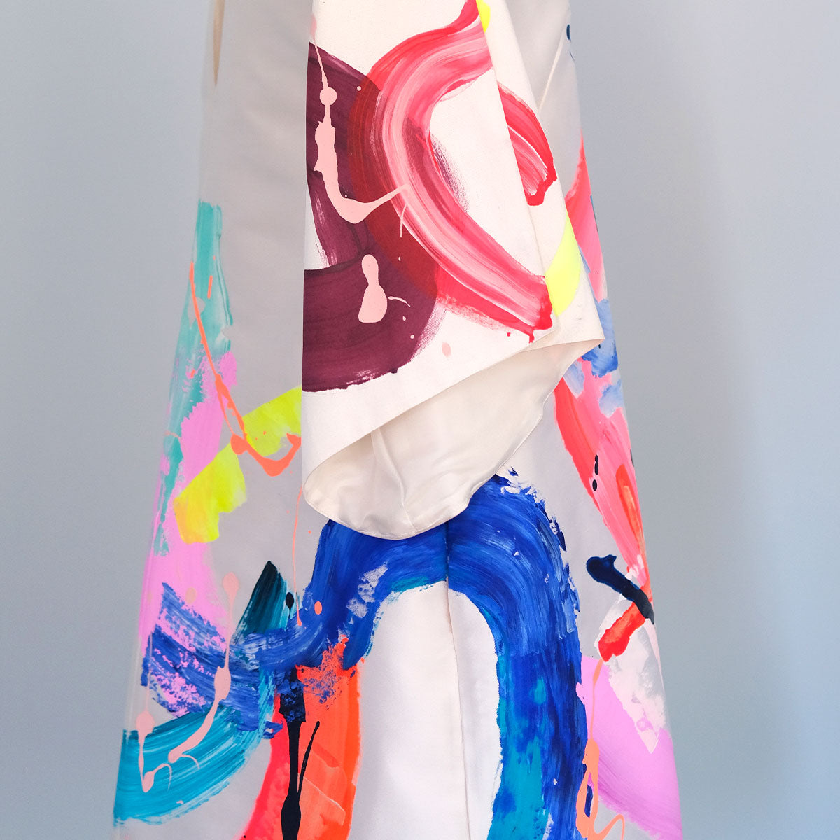 Open Skies | Silk Fluted Sleeve Dress