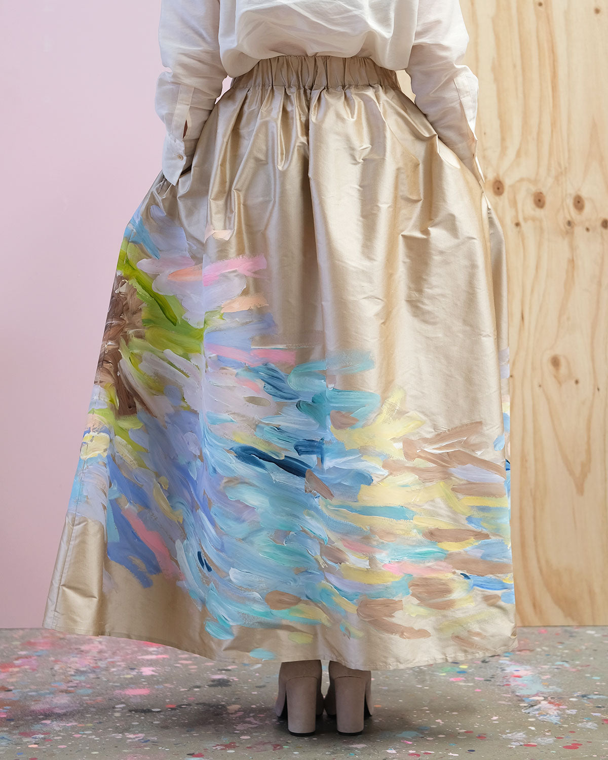Cascade | Silk Skirt Size 10