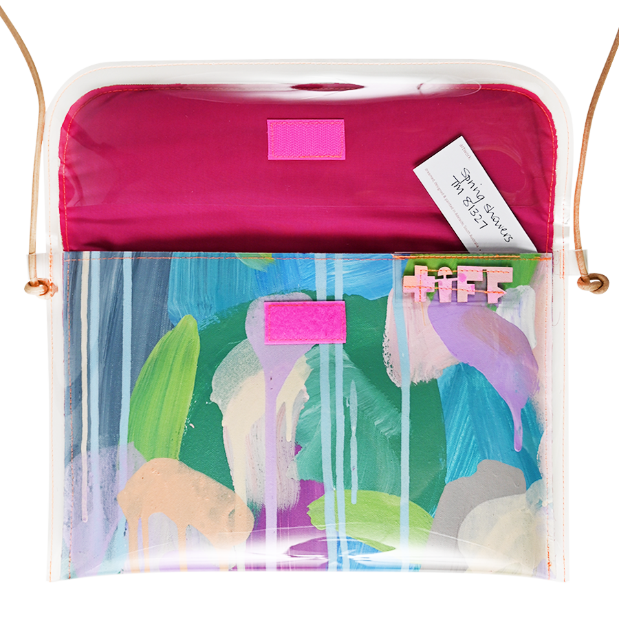 spring showers | large handbag - Tiff Manuell