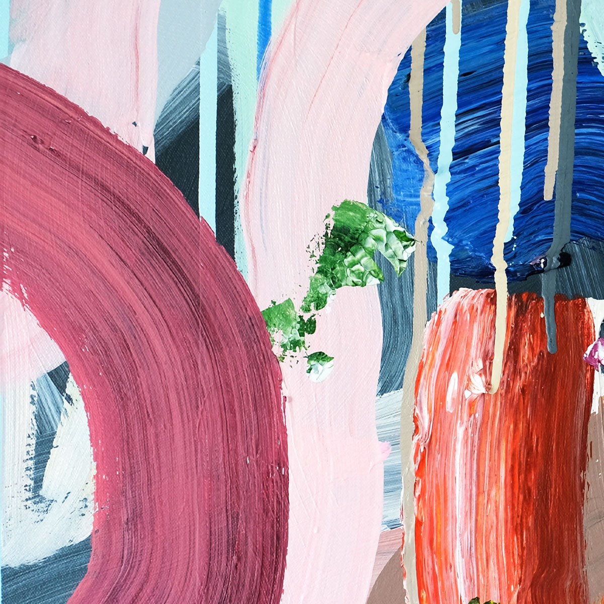 meet me at midnight 780mm x 780mm - Tiff Manuell