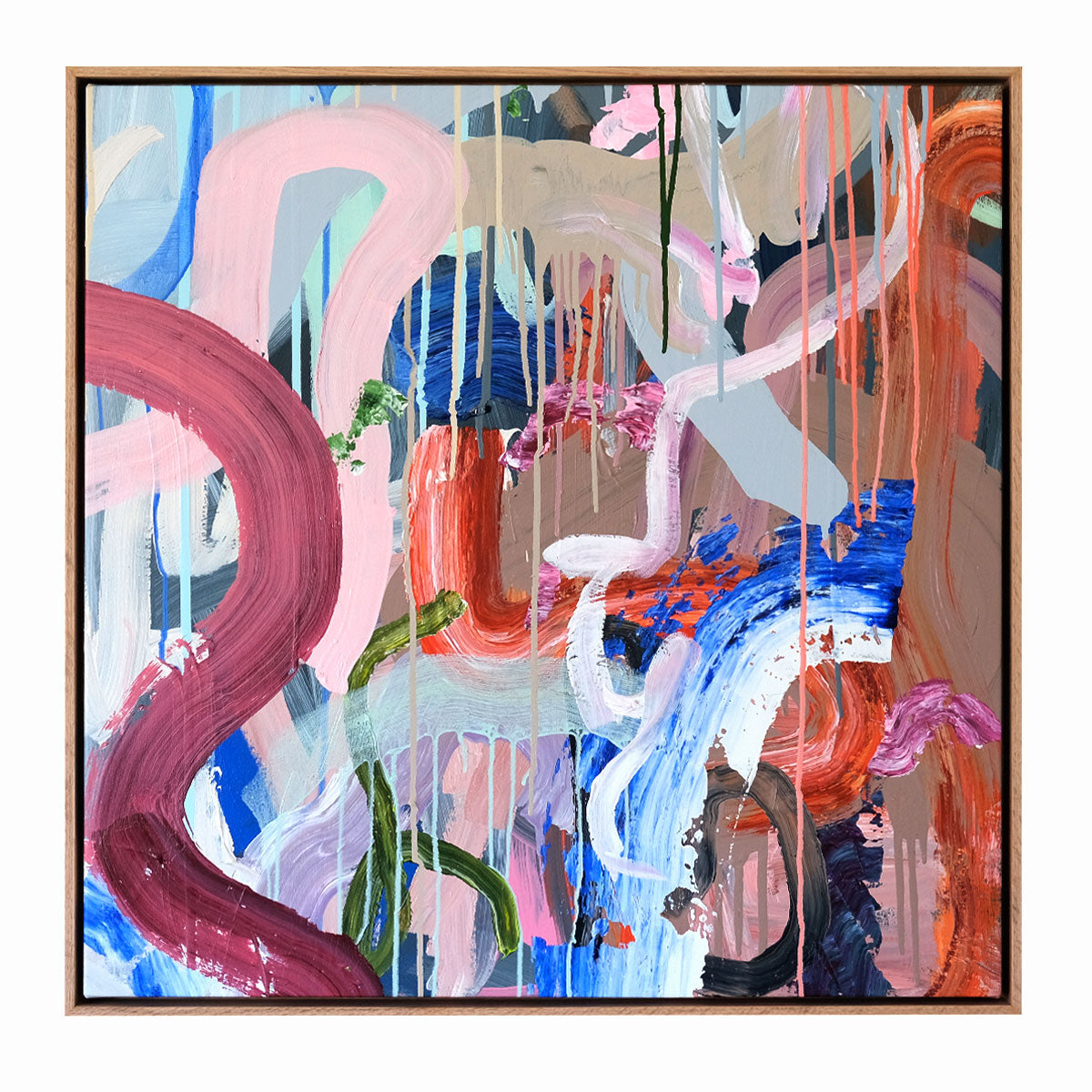 meet me at midnight 780mm x 780mm - Tiff Manuell