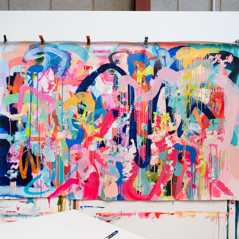 Finding Each Other | Unframed Artwork 1920 W x  1180 H - Tiff Manuell