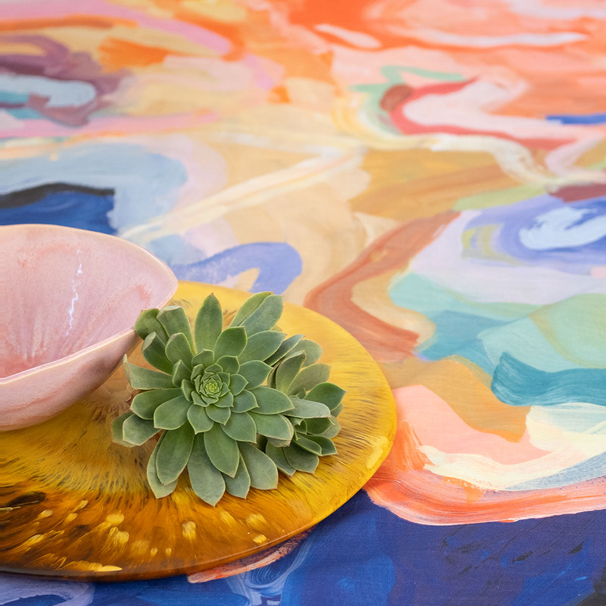 Joy Crowd | Tablecloth - Tiff Manuell