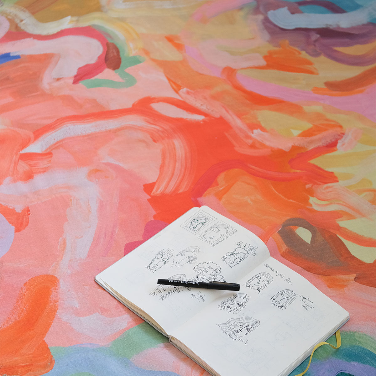 Joy Crowd | Tablecloth - Tiff Manuell