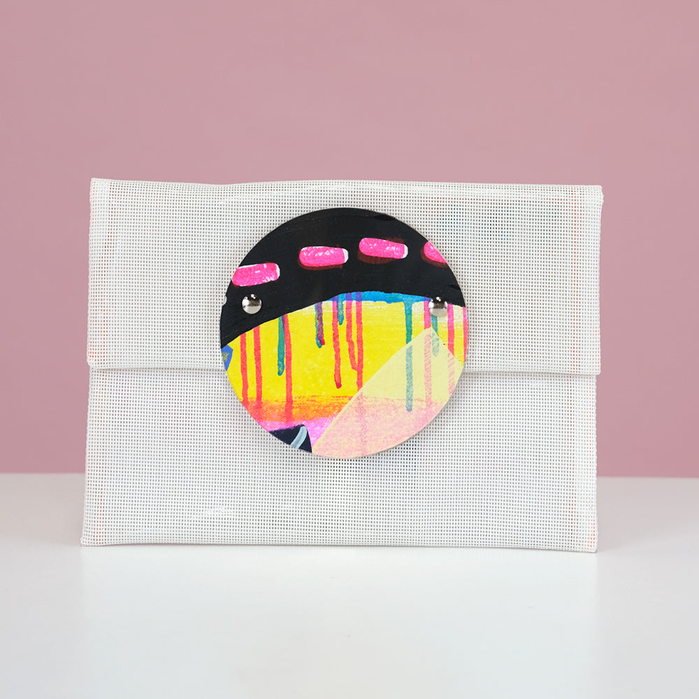 Full Moon | Round Perspex Clutch