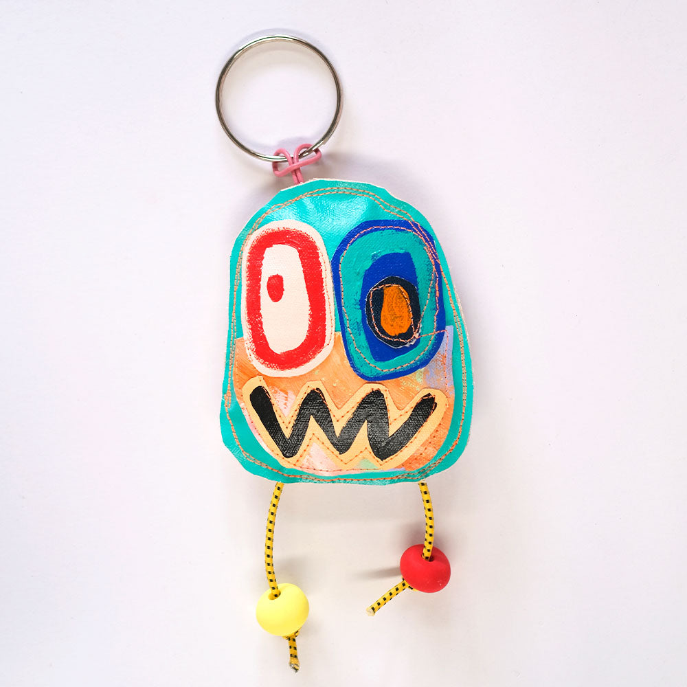 tetchy trev | Monster Keyring - Tiff Manuell