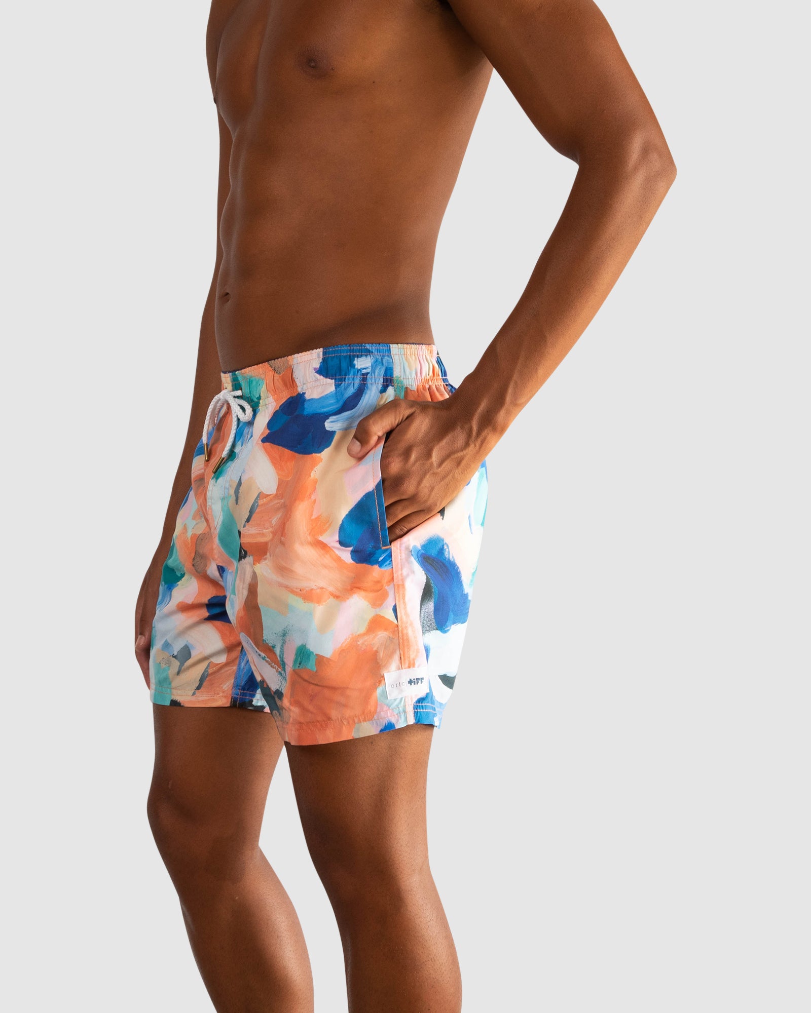 Golden Tides Swim Shorts | ortc Clothing Co - Tiff Manuell