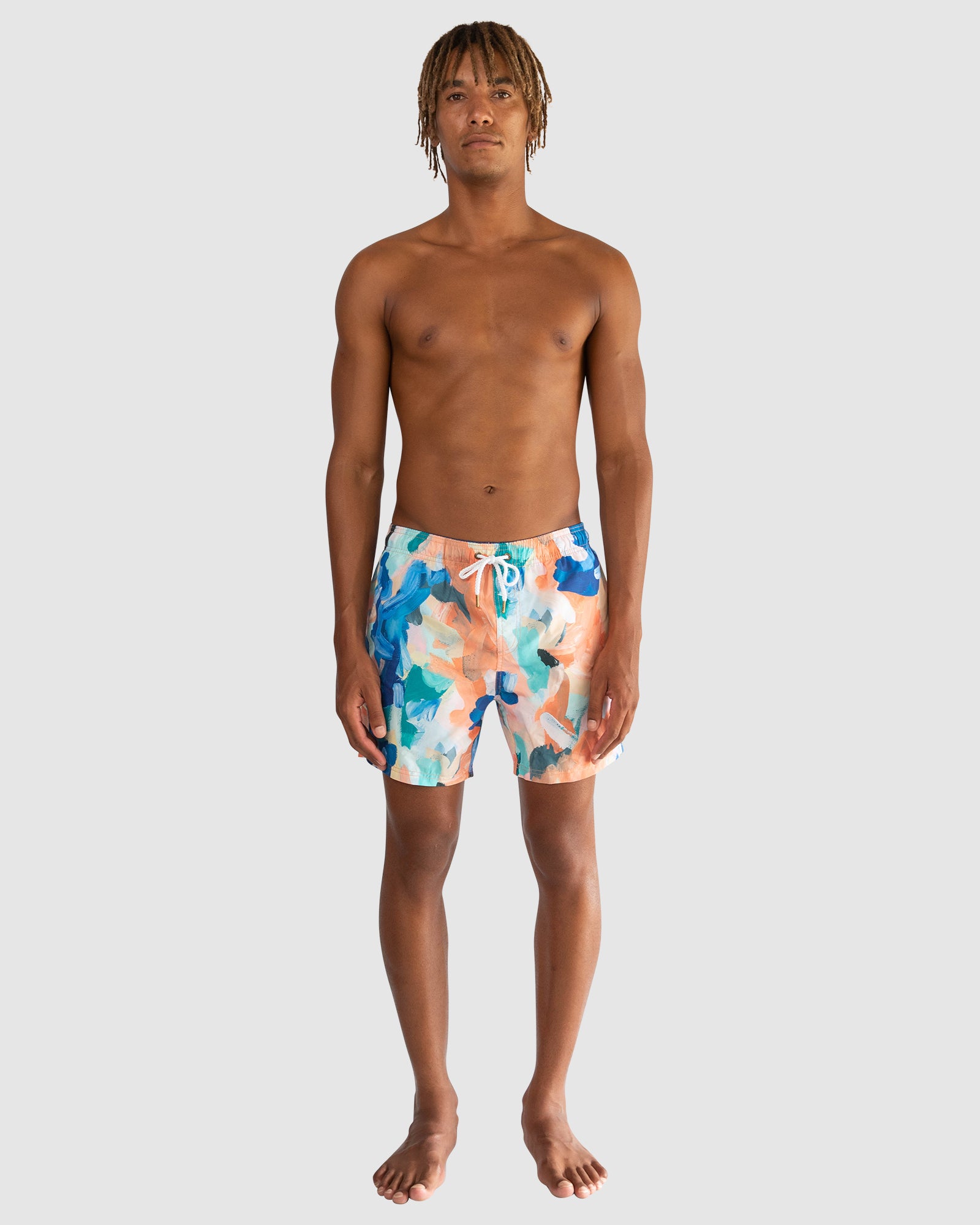 Golden Tides Swim Shorts | ortc Clothing Co - Tiff Manuell