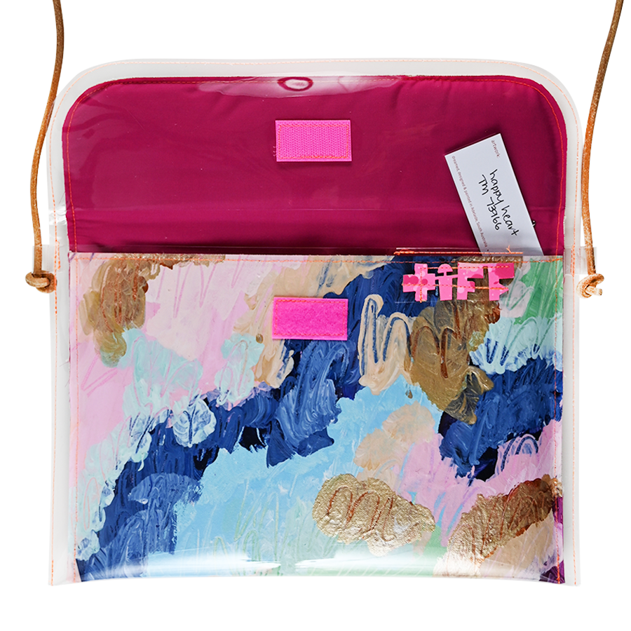 happy heart | large handbag - Tiff Manuell