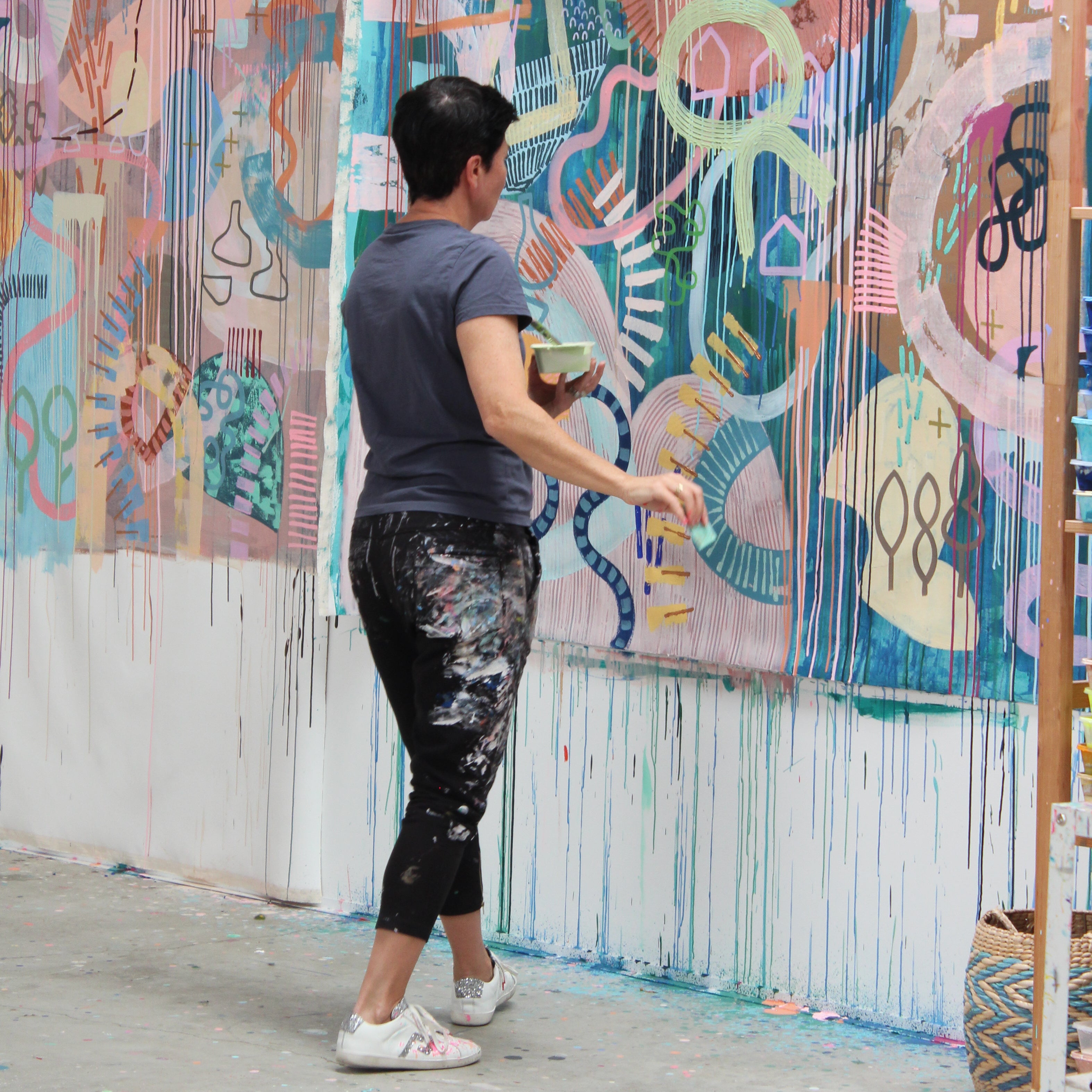 sea change 1780mm x 1410mm - Tiff Manuell