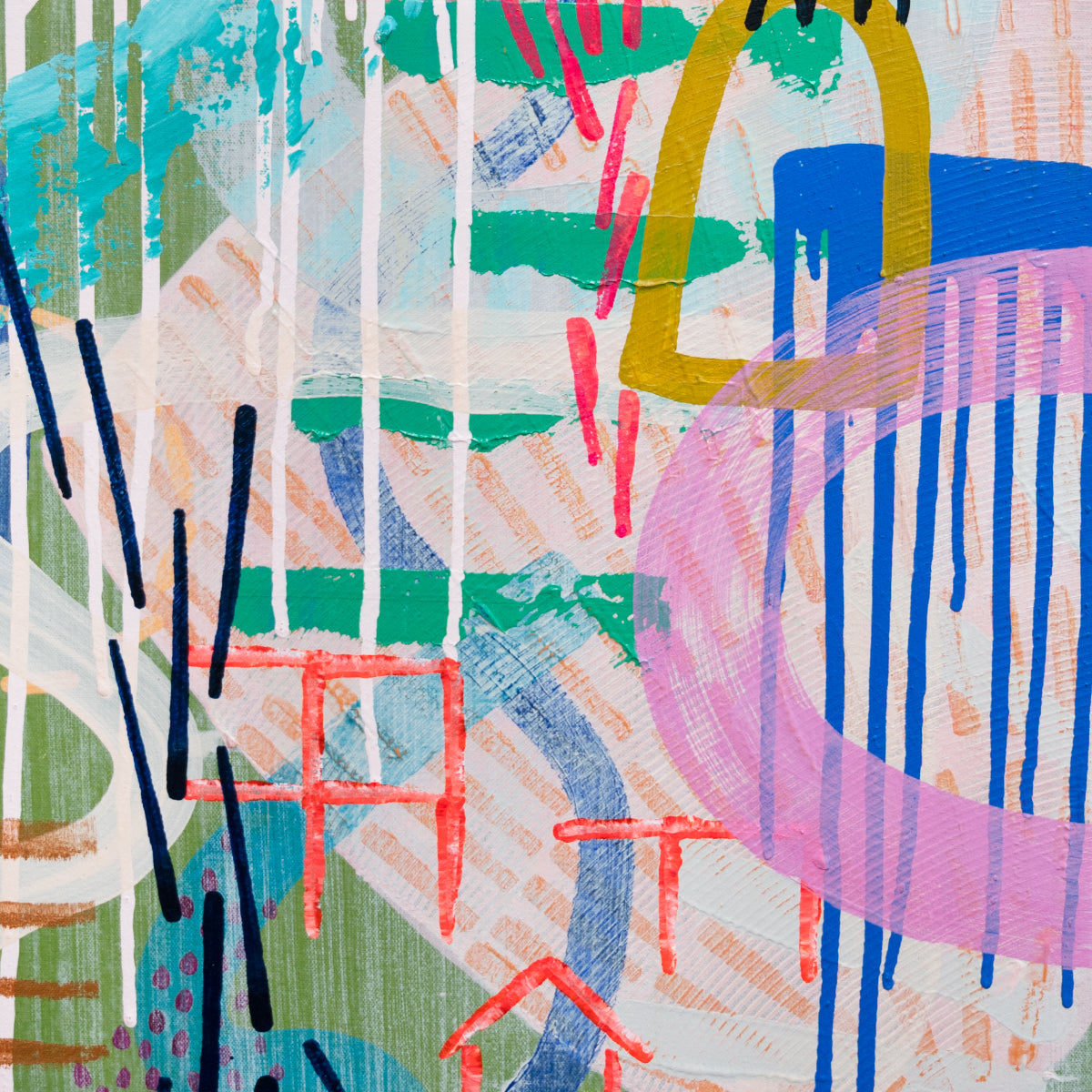 happy places & happy faces 440mm x 600mm - Tiff Manuell