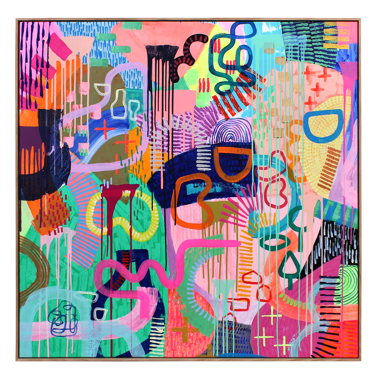 happy place 1330mm x 1330mm - Tiff Manuell