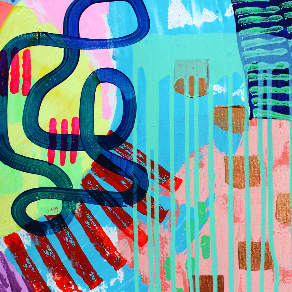 happy place 1330mm x 1330mm - Tiff Manuell