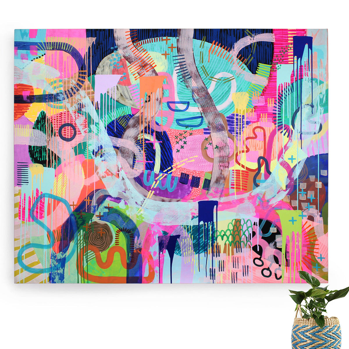 nothing ventured nothing gained 2m x 1.58m - Tiff Manuell