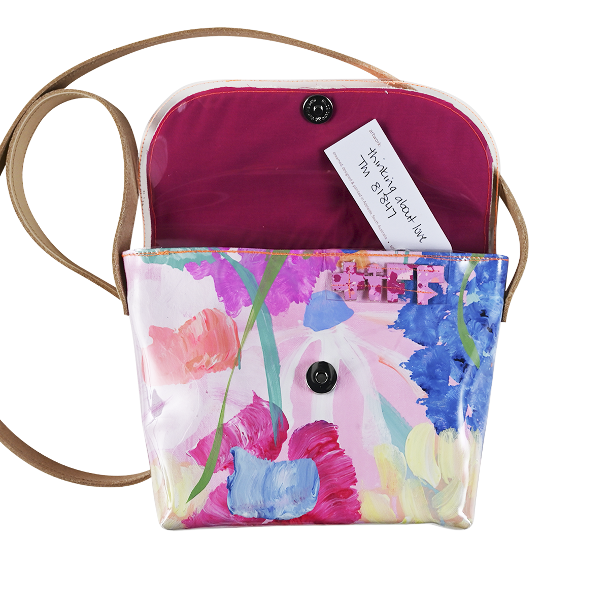 thinking about love | crossbody day bag - Tiff Manuell
