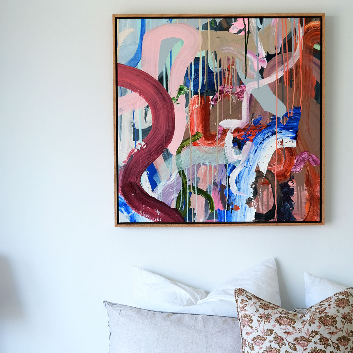 meet me at midnight 780mm x 780mm - Tiff Manuell