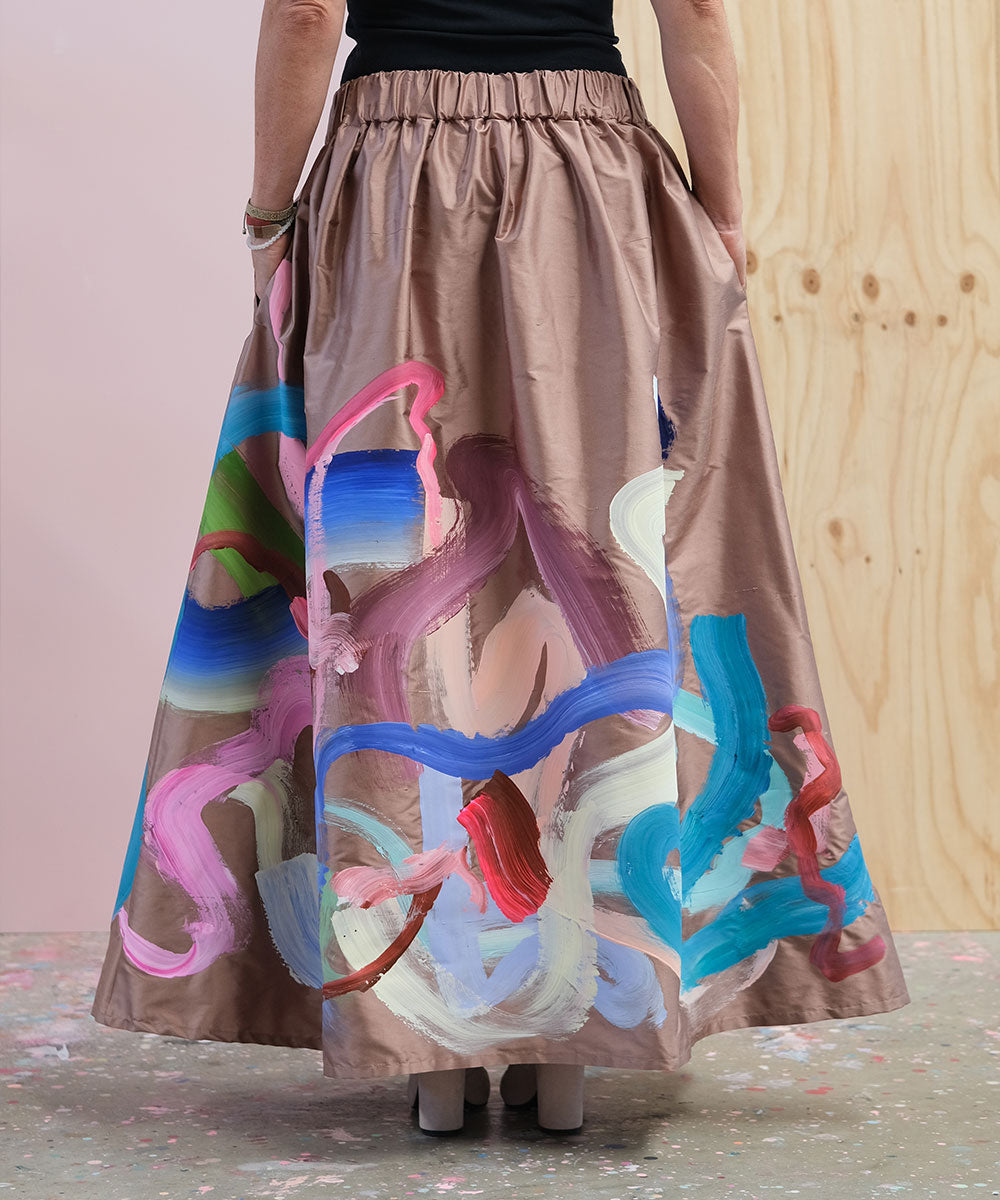 Behold | Silk Skirt Size 14