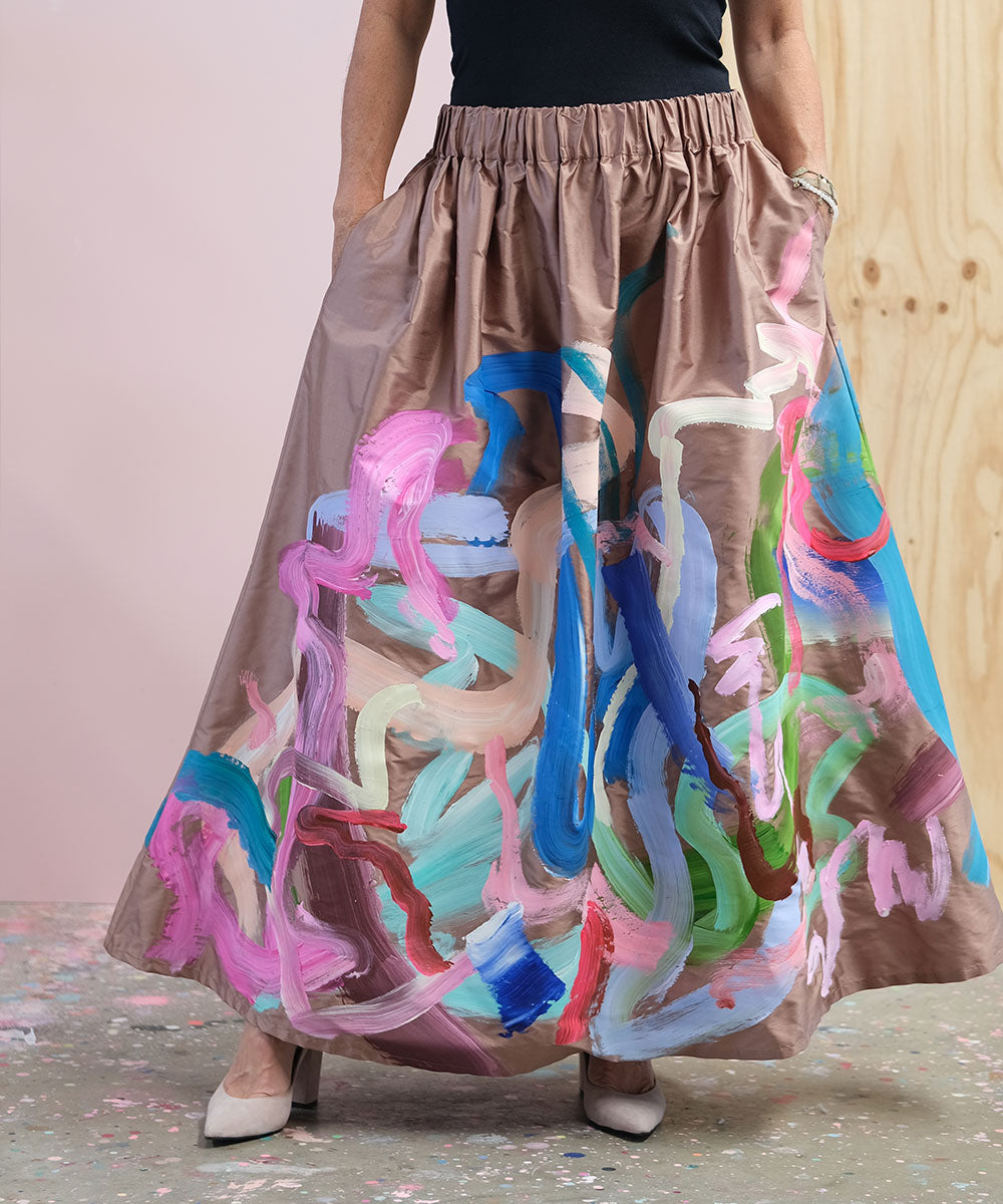 Behold | Silk Skirt Size 14