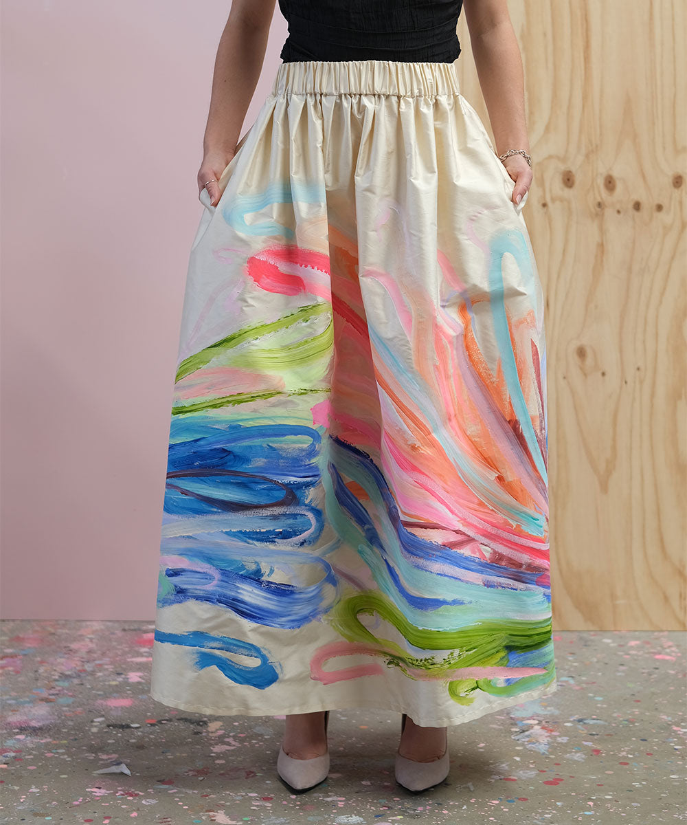 Sol | Silk Skirt Size 8