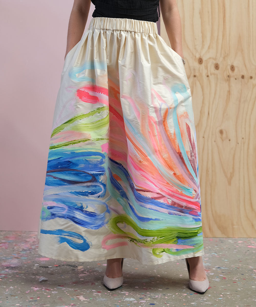 Sol | Silk Skirt Size 8