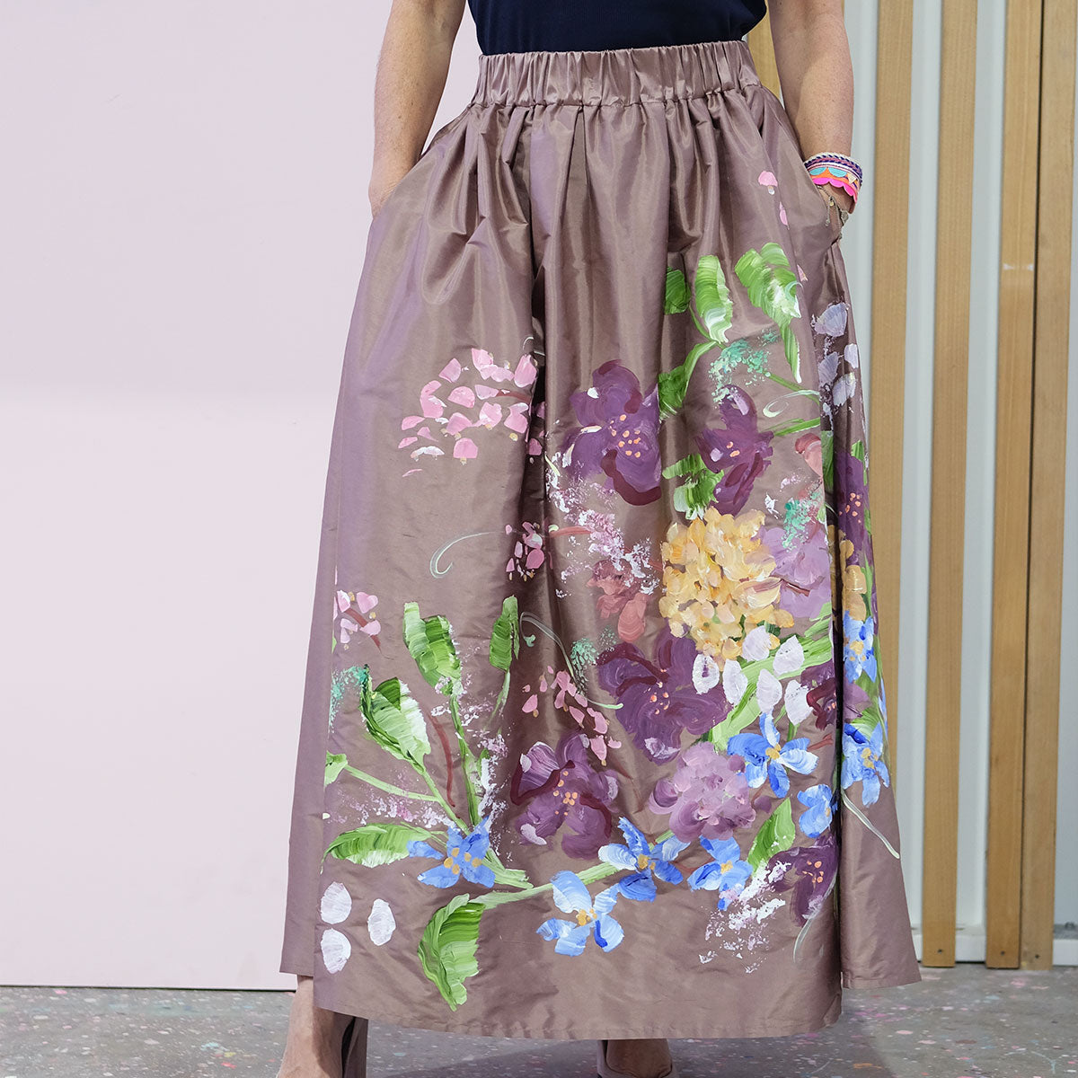 Wanderer | Silk Skirt Size 10 - Tiff Manuell