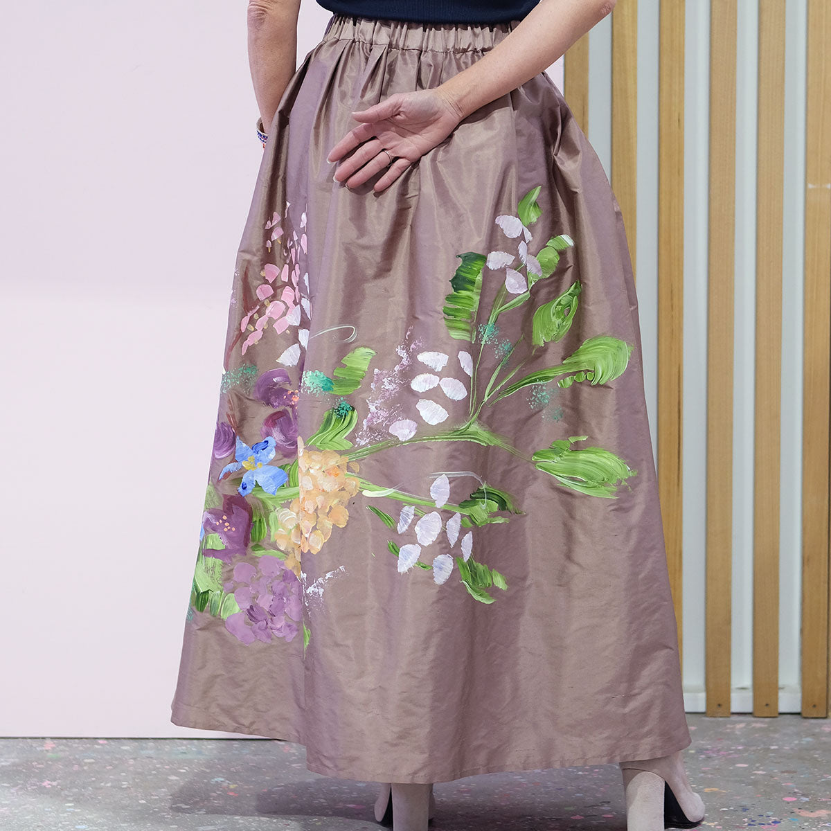 Wanderer | Silk Skirt Size 10 - Tiff Manuell