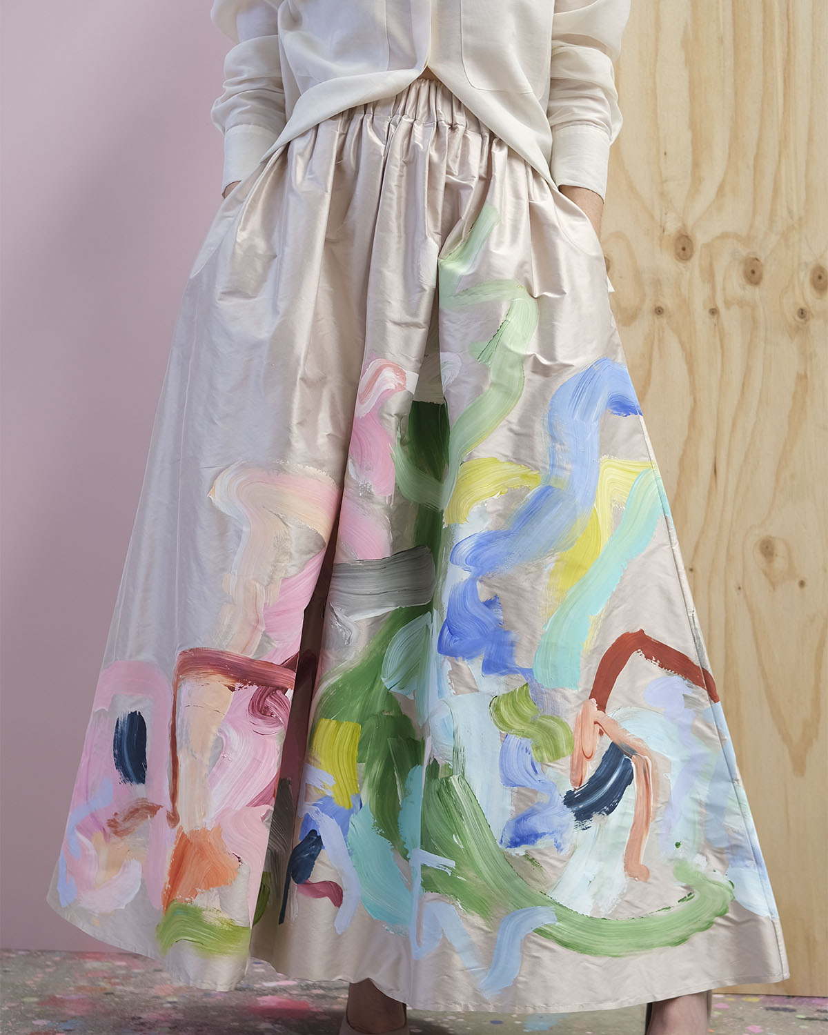 Day Dreamer | Silk Skirt Size 8